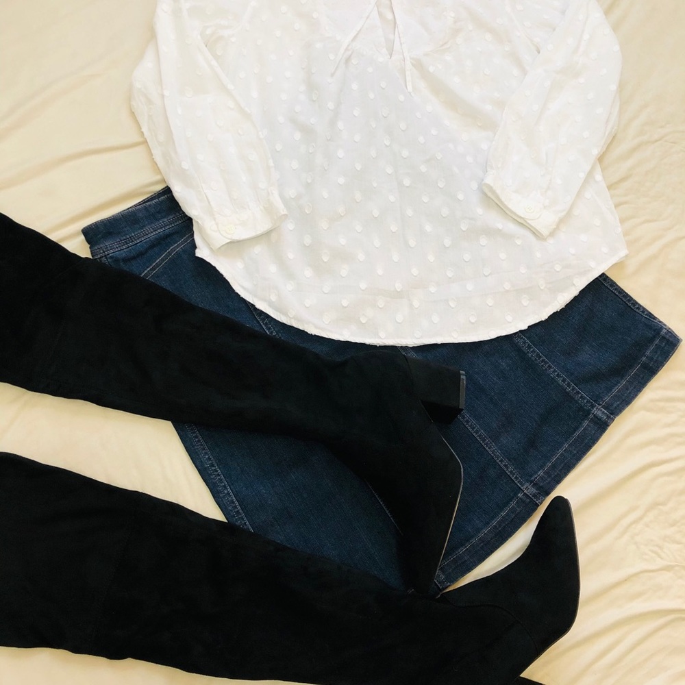 IZOD Vintage Jean Skirt